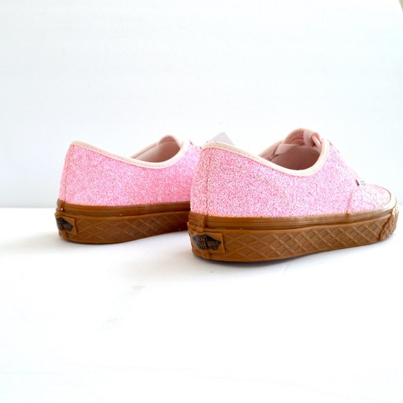 Vans authentic ice cream pink glitter sneaker shoes woman size 7 new sparkly - Picture 6 of 8